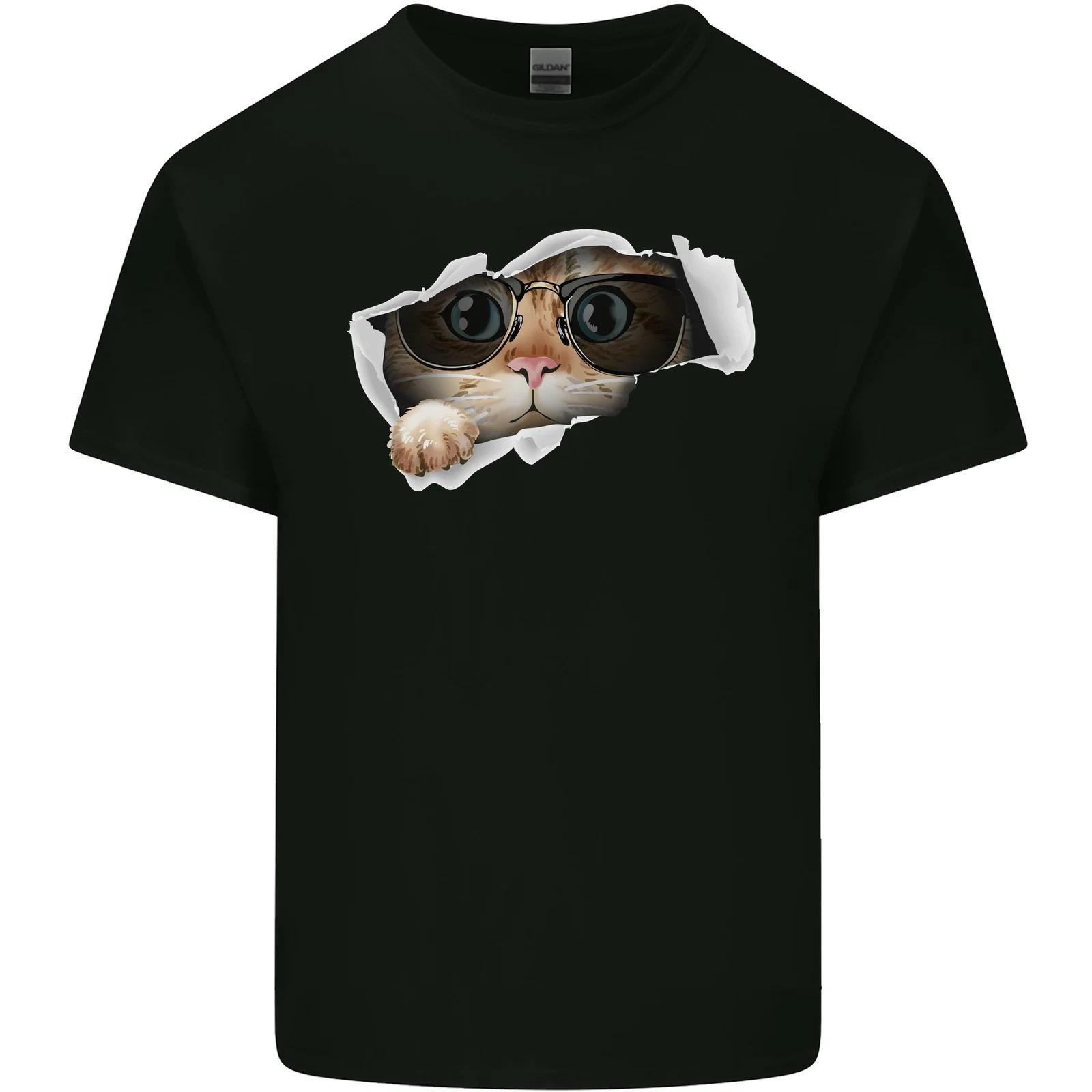 A Funny Cat Peeking From a Ripped Top Kids T-Shirt Childrens 3XL
A Funny Cat Peeking From a Ripped Top Kids T-Shirt Childrens 3XL