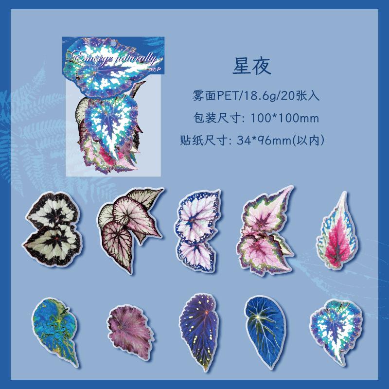20 pcs Plants Flowers Leaf PET Sticker pack Hand Account Collage Junk Journal Planner Scrapbooking Decor Stationery Stickers
20 pcs Plants Flowers Leaf PET Sticker pack Hand Account Collage Junk Journal Planner Scrapbooking Decor Stationery Stickers