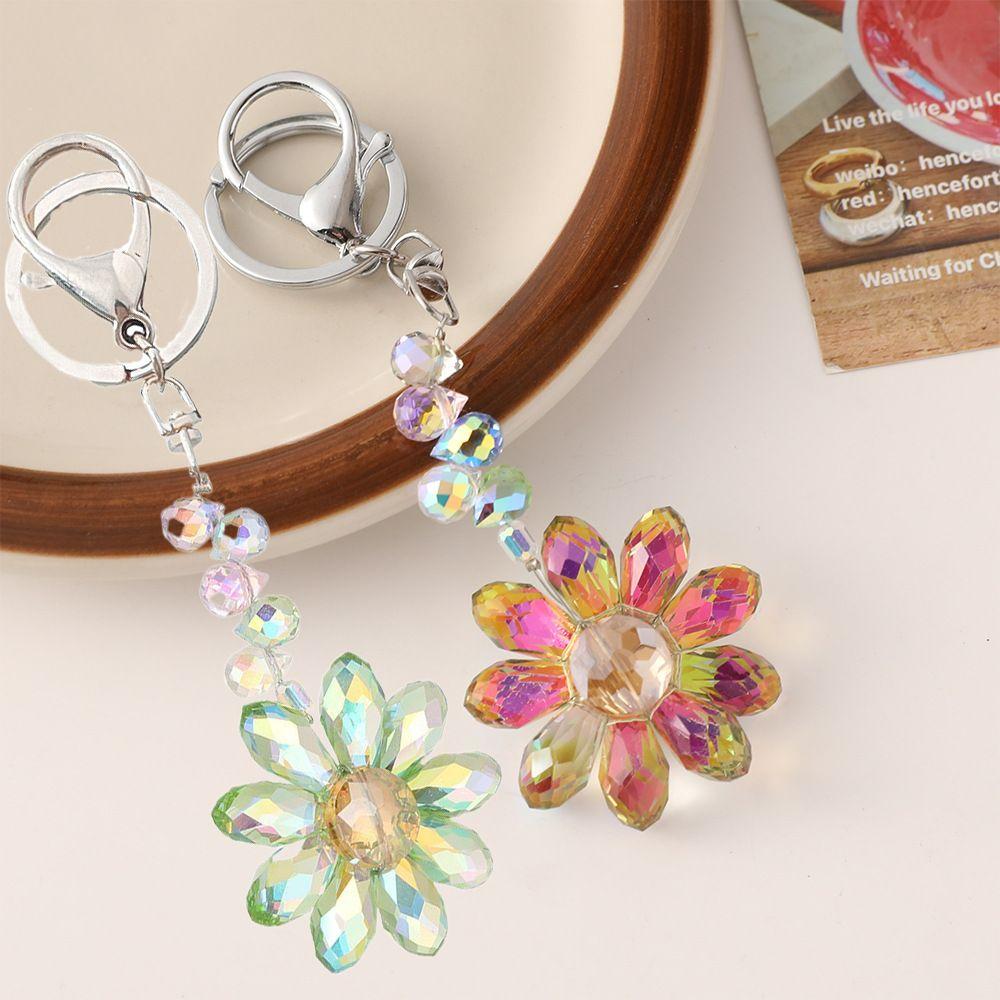 Sun Catcher Rhinestone Flower Keychain Sunflower Car Keyring creative Crystal Pendant Decorate Style 5
Sun Catcher Rhinestone Flower Keychain Sunflower Car Keyring creative Crystal Pendant Decorate Style 5