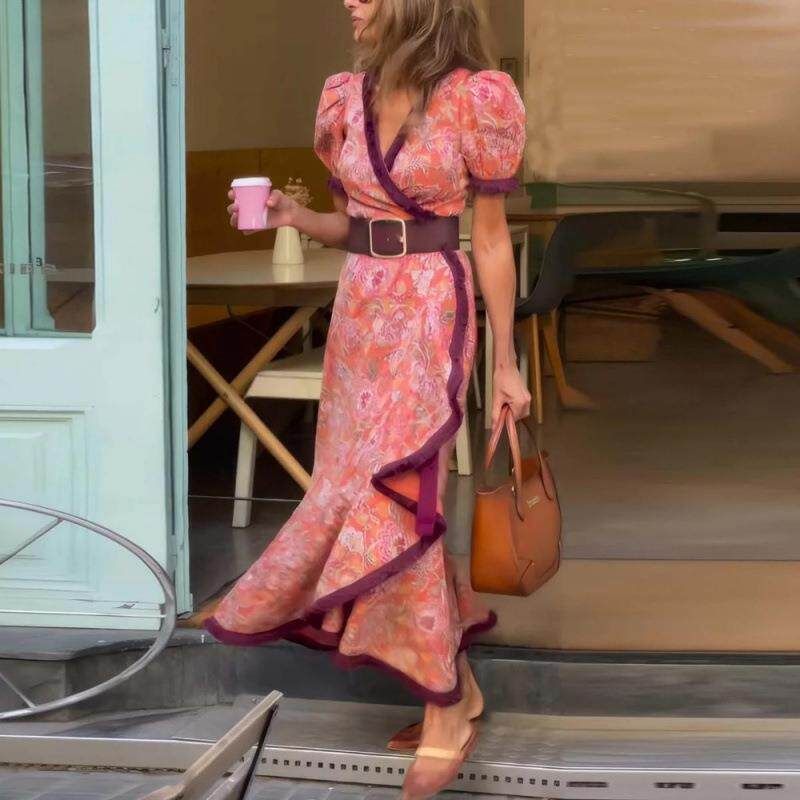 Bohemian Elegant Resort Print Tassel Maxi Dress goods in stock 2XL
Bohemian Elegant Resort Print Tassel Maxi Dress goods in stock 2XL