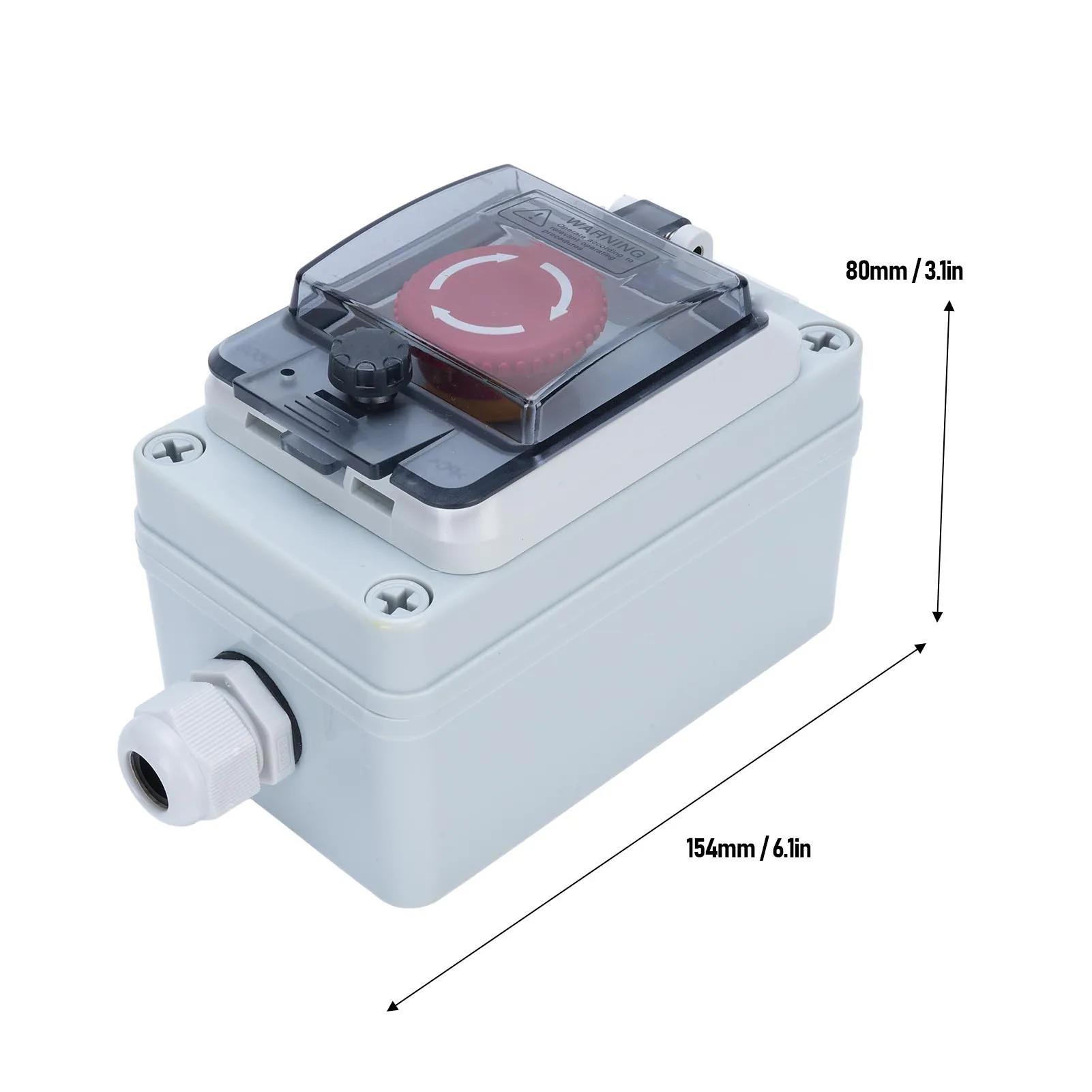 Emergency Stop Button with Box IP67 Water Proof Shut Off Push Button Switch for Indoor and Outdoor Emergency Stop Box
Emergency Stop Button with Box IP67 Water Proof Shut Off Push Button Switch for Indoor and Outdoor Emergency Stop Box