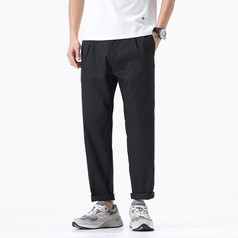 Firstview Men s Casual Half-Elastic Waist Cropped Trousers 2XL
Firstview Men s Casual Half-Elastic Waist Cropped Trousers 2XL