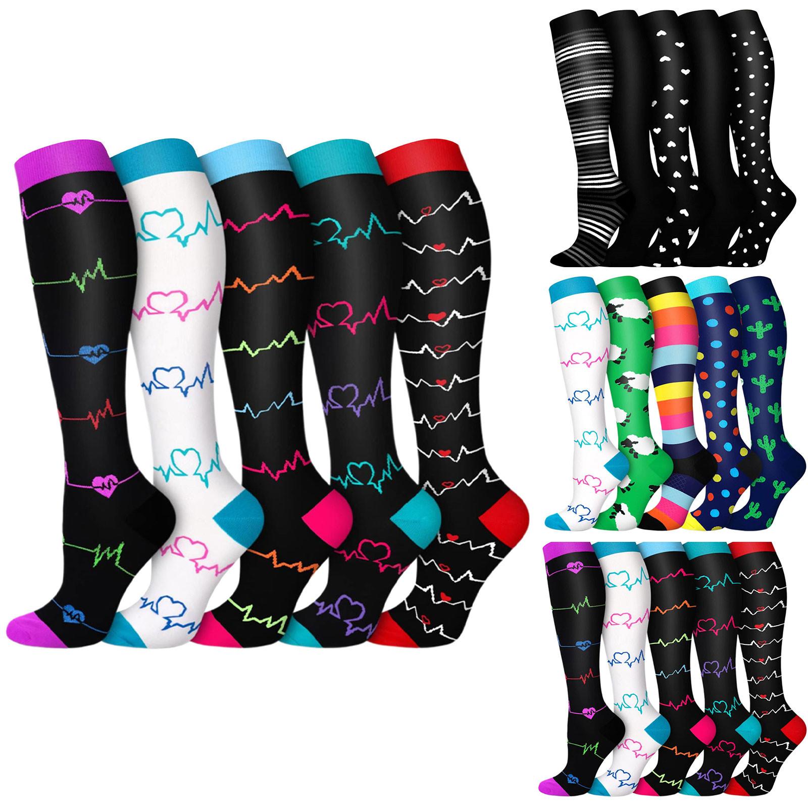 Компрессионные носки для женщин и мужчин (3 пары) ,Носки до колена для бега и путешествий
Компрессионные носки для женщин и мужчин (3 пары) ,Носки до колена для бега и путешествий