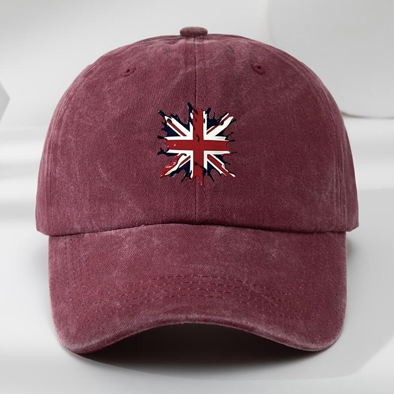 Distressed Union Jack Splash Print Baseball Cap Unisex Polyester Outdoor Casual Adjustable Headwear One Size красный
Distressed Union Jack Splash Print Baseball Cap Unisex Polyester Outdoor Casual Adjustable Headwear One Size красный