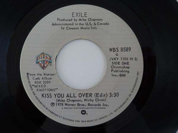 7inch Record EXILE - Kiss You All Over WBS8589 Warner Bros. Re 1978 Canada Rock Used
7inch Record EXILE - Kiss You All Over WBS8589 Warner Bros. Re 1978 Canada Rock Used