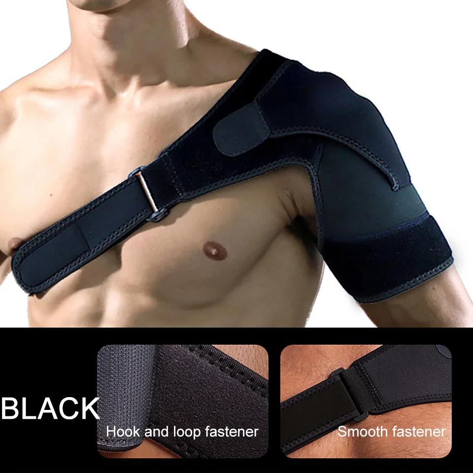 Adjustable Shoulder Support Brace Pad Belt Band Strap Wrap Neoprene Shoulder Compression Sleeves Back Brace Guard Bandage Unisex
Adjustable Shoulder Support Brace Pad Belt Band Strap Wrap Neoprene Shoulder Compression Sleeves Back Brace Guard Bandage Unisex