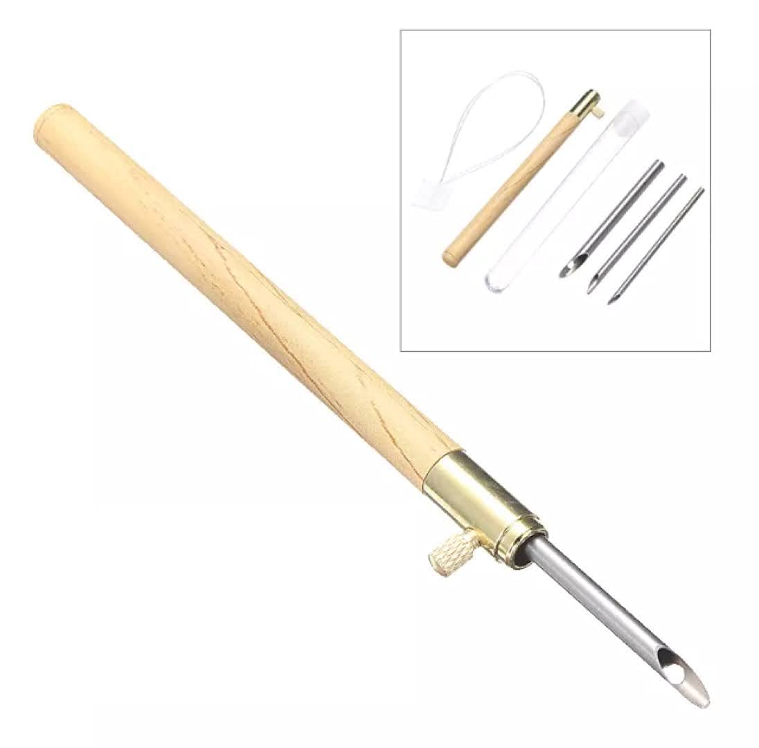 pico Embroidery Punch Needle Set of 3 with Threader Adjustable Handmade Crafts Free Stitch DIY Yarn dot. (2.5mm, 3.5mm, 5.0mm)
pico Embroidery Punch Needle Set of 3 with Threader Adjustable Handmade Crafts Free Stitch DIY Yarn dot. (2.5mm, 3.5mm, 5.0mm)
