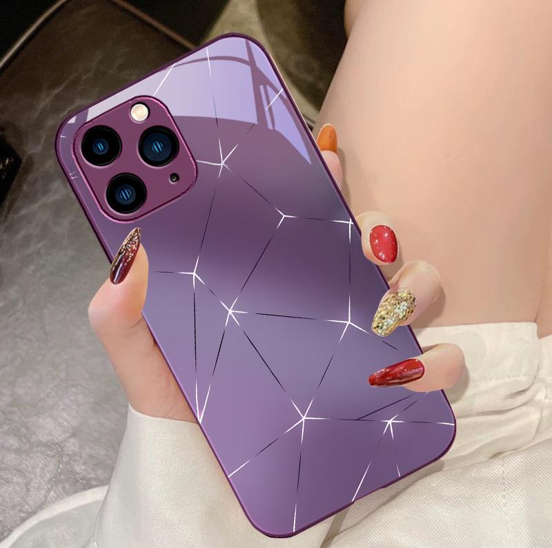 Lingge Dazzling Light For IPhone 16 Pro Max 15 Pro 14 13 12 Mini 11 XS Max XR 7 8 Plu SE 2022 Tempered Glass Phone Case For iPhone 16 Pro
Lingge Dazzling Light For IPhone 16 Pro Max 15 Pro 14 13 12 Mini 11 XS Max XR 7 8 Plu SE 2022 Tempered Glass Phone Case For iPhone 16 Pro