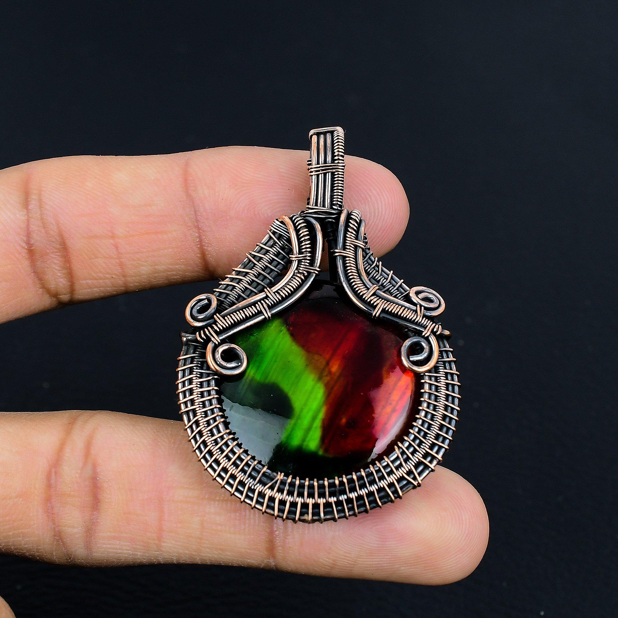 Подвеска из двухцветного лабрадорита, драгоценный камень, украшения ручной работы, подвеска, оплетенная медной проволокой 999 пробы, ювелирный подарок для жены 2.55 Inches
Подвеска из двухцветного лабрадорита, драгоценный камень, украшения ручной работы, подвеска, оплетенная медной проволокой 999 пробы, ювелирный подарок для жены 2.55 Inches