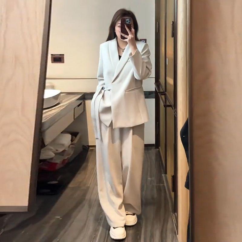 Women s Plus Size Wide-Leg Pants and Top Set - Spring/Autumn Casual Two-Piece 2XL (135-150 lbs recommended)
Women s Plus Size Wide-Leg Pants and Top Set - Spring/Autumn Casual Two-Piece 2XL (135-150 lbs recommended)