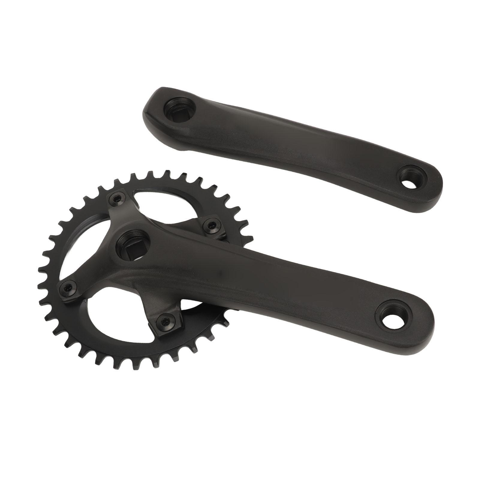 104 BCD Mountain Bike Single Speed Crankset 36T Square Hole Crank Positive Negative Teeth Single Disc 712 Speed Modification Accessories
104 BCD Mountain Bike Single Speed Crankset 36T Square Hole Crank Positive Negative Teeth Single Disc 712 Speed Modification Accessories