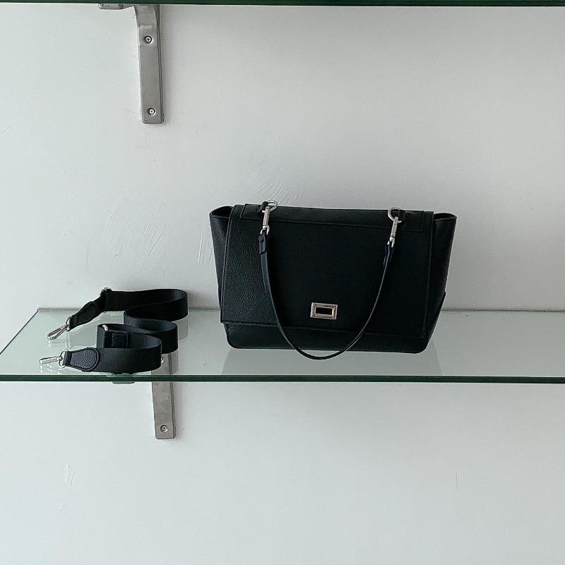 Lazy wind simple black tote bag new commuter handbag clamshell lock crossbody shoulder bag women чёрный
Lazy wind simple black tote bag new commuter handbag clamshell lock crossbody shoulder bag women чёрный