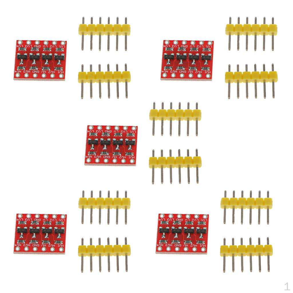 5x 4 Channels IIC I2 Conversion Module 3.3V-5V for
5x 4 Channels IIC I2 Conversion Module 3.3V-5V for
