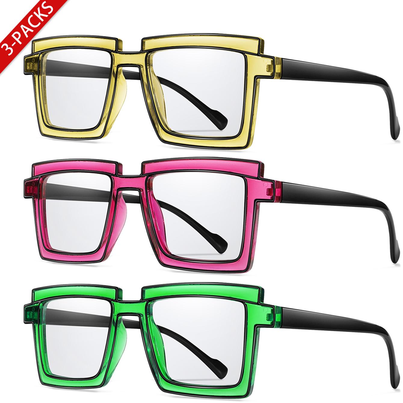 3 Pairs Oversize Sunglasses Transparent Women Sketch Line Shape Goggles for Daily outfit Fishing Cycling Travel Beach Vocation
3 Pairs Oversize Sunglasses Transparent Women Sketch Line Shape Goggles for Daily outfit Fishing Cycling Travel Beach Vocation