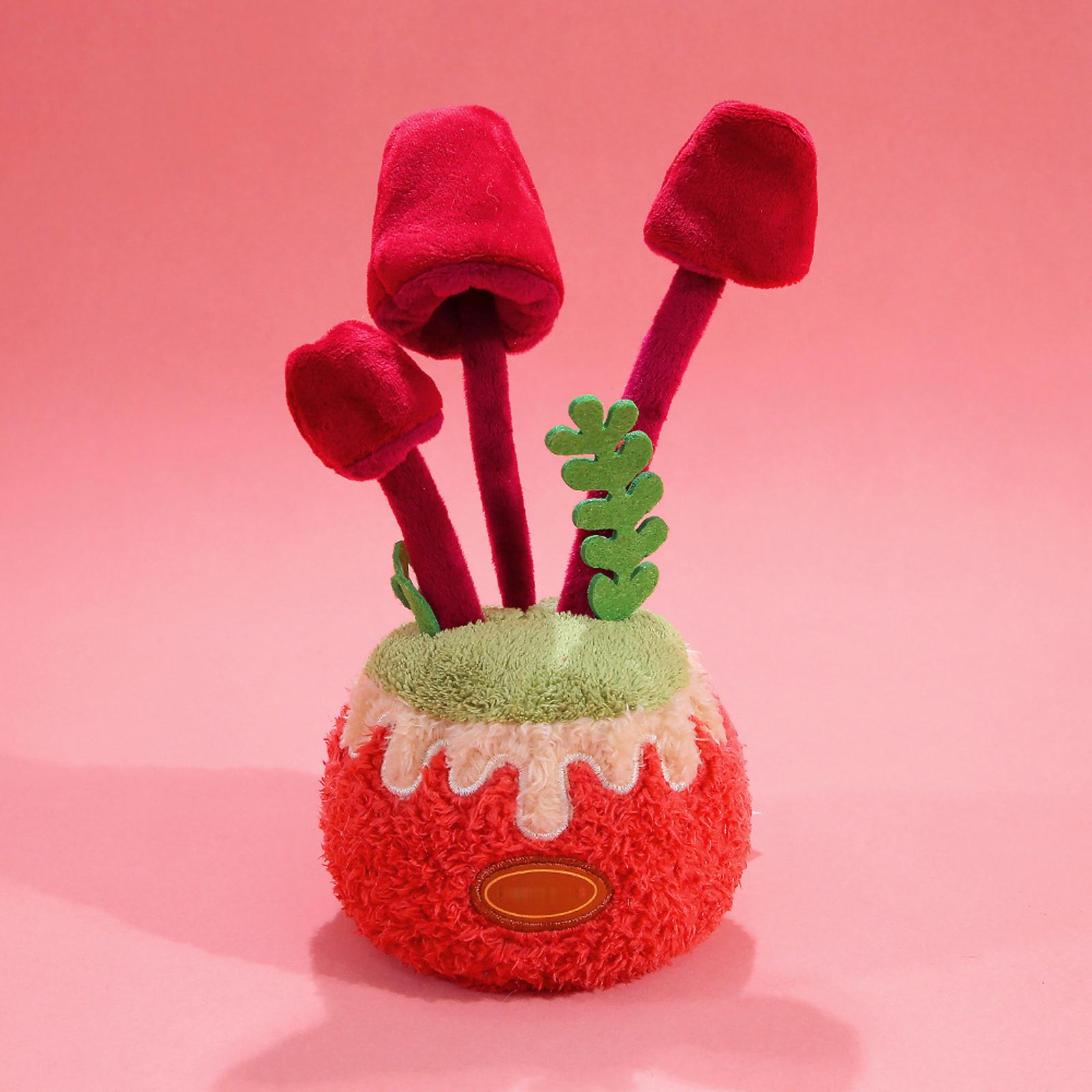 Plush Mushroom Doll Soft Stuffed Toy Decorative Plant Inspired Design with Curled Cap and Textured Base for Home Office Display One Size
Plush Mushroom Doll Soft Stuffed Toy Decorative Plant Inspired Design with Curled Cap and Textured Base for Home Office Display One Size