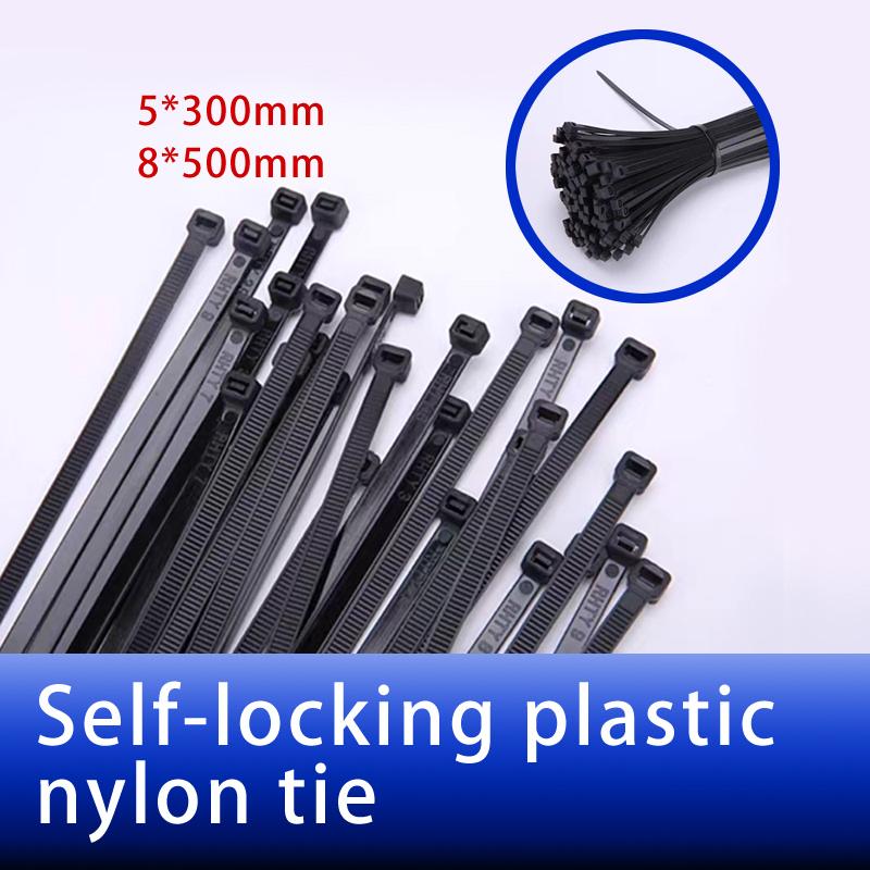 Self-locking Plastic Cable Zip tie Black 5x400mm cable tie fastening ring 8*500mm Nylon tie zip wraps strap cable tie 8*300mm 1 Pack 
Self-locking Plastic Cable Zip tie Black 5x400mm cable tie fastening ring 8*500mm Nylon tie zip wraps strap cable tie 8*300mm 1 Pack
