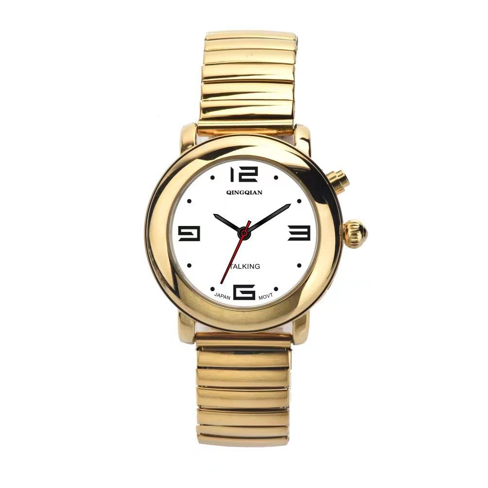 QINGQIAN Japanese voice alarm watch for the elderly and visually impaired, all gold style, women s style, alarm clock
QINGQIAN Japanese voice alarm watch for the elderly and visually impaired, all gold style, women s style, alarm clock