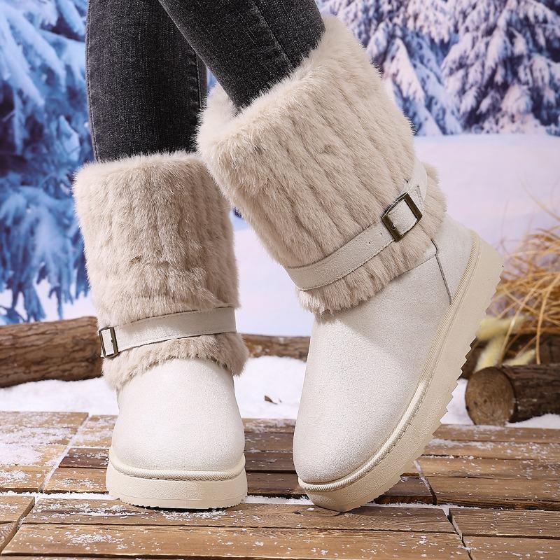 Belt Buckle Platform Cotton Boots Winter New Round Toe Suede Sleeve Warm Short Snow Boots 43
Belt Buckle Platform Cotton Boots Winter New Round Toe Suede Sleeve Warm Short Snow Boots 43