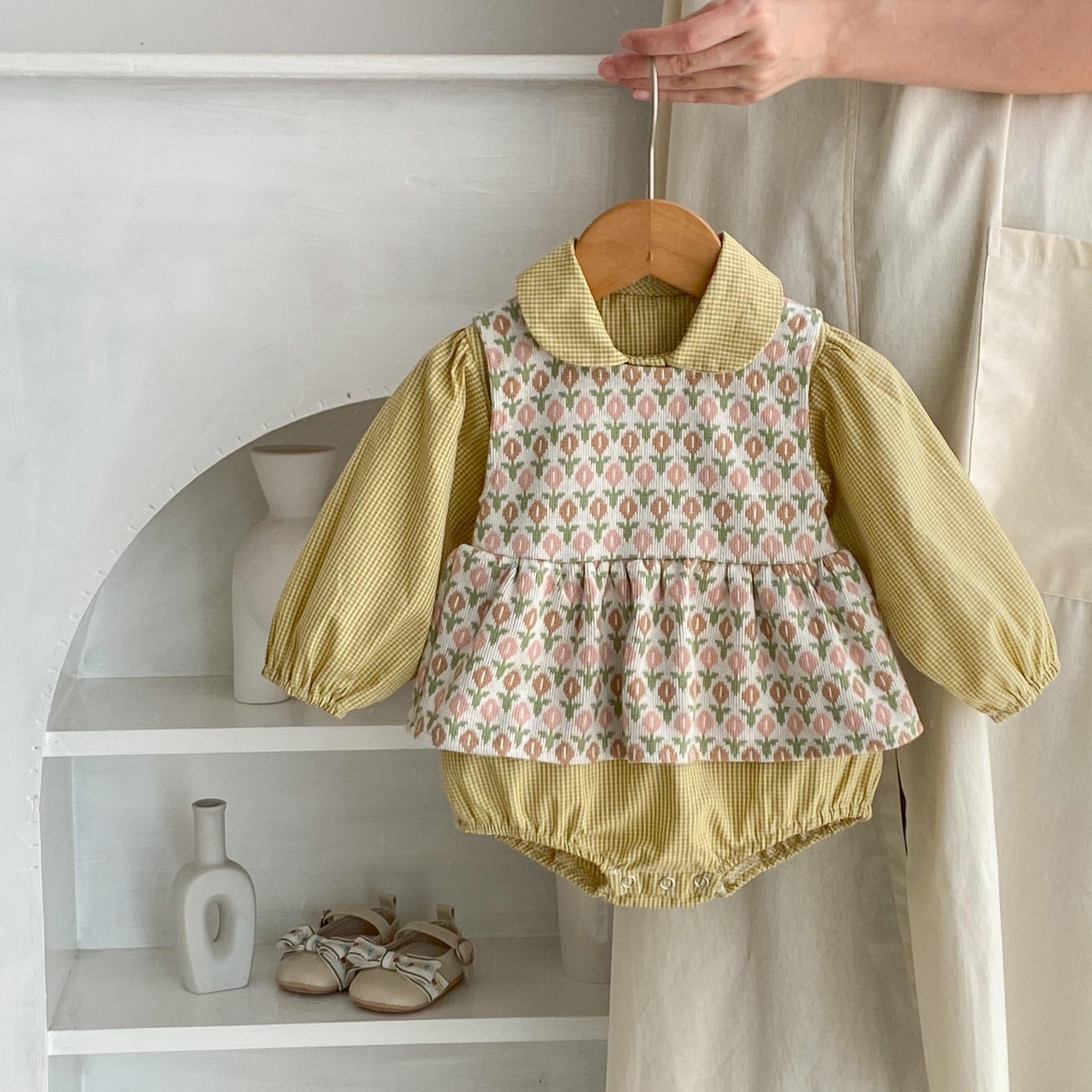 Kids girls printed jumpsuit infant autumn casual girls cotton floral vest clothing baby romper sets bafanou 23214 66cm(3-6M)
Kids girls printed jumpsuit infant autumn casual girls cotton floral vest clothing baby romper sets bafanou 23214 66cm(3-6M)