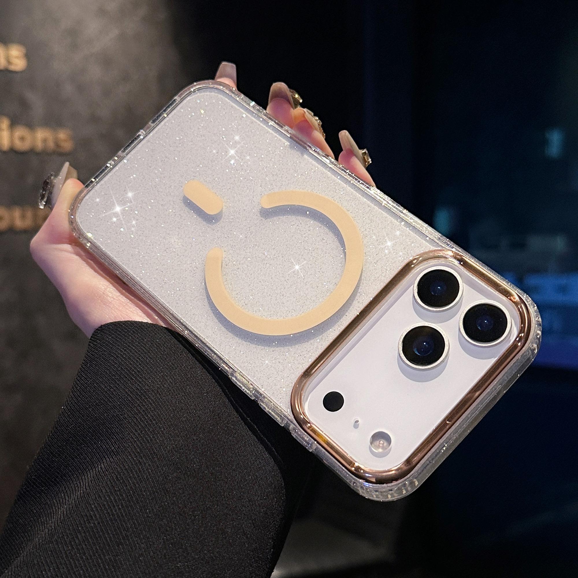 For iPhone 17 Pro Case Compatible with MagSafe PC+TPU+Acrylic Anti-Drop IMD Phone Cover Gold
For iPhone 17 Pro Case Compatible with MagSafe PC+TPU+Acrylic Anti-Drop IMD Phone Cover Gold