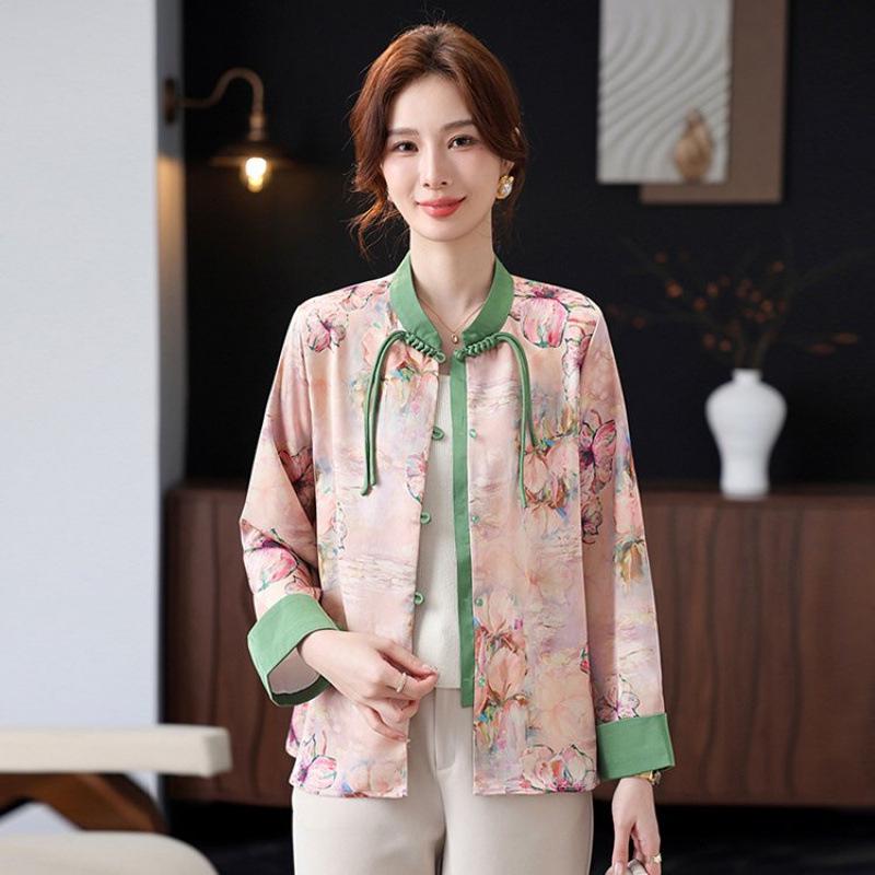 Spring Chinese Style Jacket for Middle-aged Women - Elegant, Lightweight, and Stylish 4XL (130-140 jin) рожевий
Spring Chinese Style Jacket for Middle-aged Women - Elegant, Lightweight, and Stylish 4XL (130-140 jin) рожевий