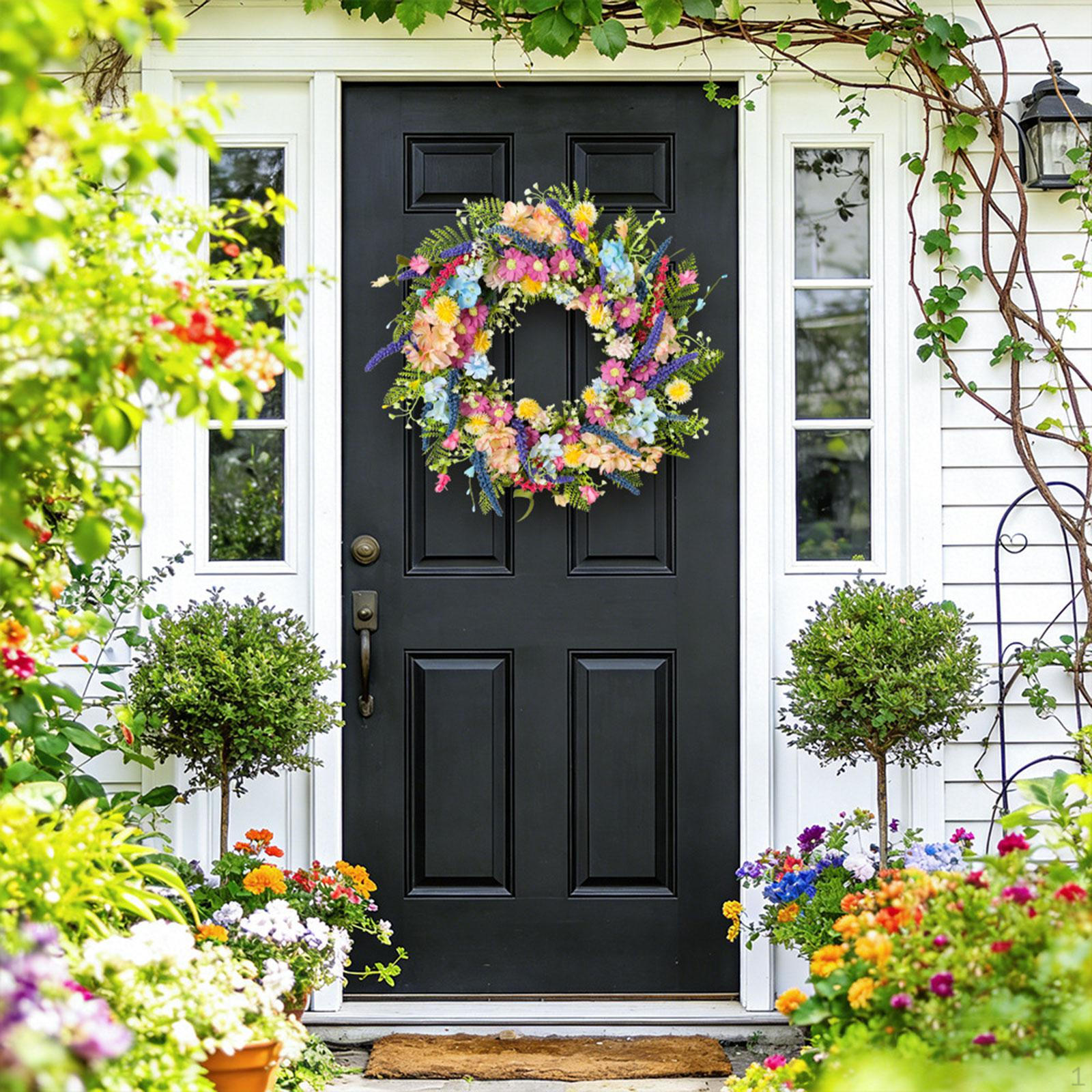 Wreath Artificial Garland for Front Door Gift Round Multifunctional Outdoor Flower Arrangement Dia 40 cm
Wreath Artificial Garland for Front Door Gift Round Multifunctional Outdoor Flower Arrangement Dia 40 cm