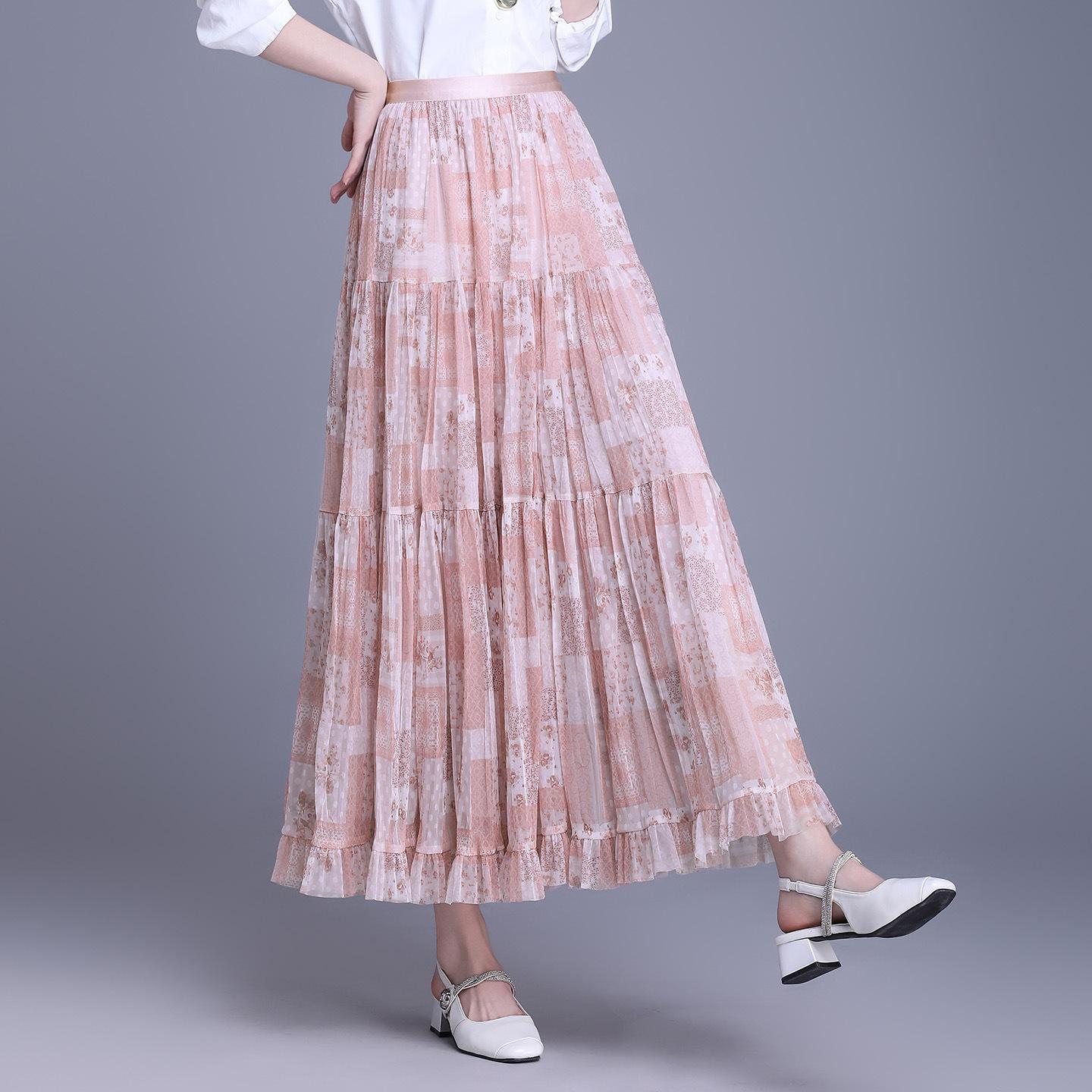 Spring 2026 Artistic Floral Elastic Waist Skirt - Loose, Ethnic Style, Versatile & Casual One Size рожевий
Spring 2026 Artistic Floral Elastic Waist Skirt - Loose, Ethnic Style, Versatile & Casual One Size рожевий