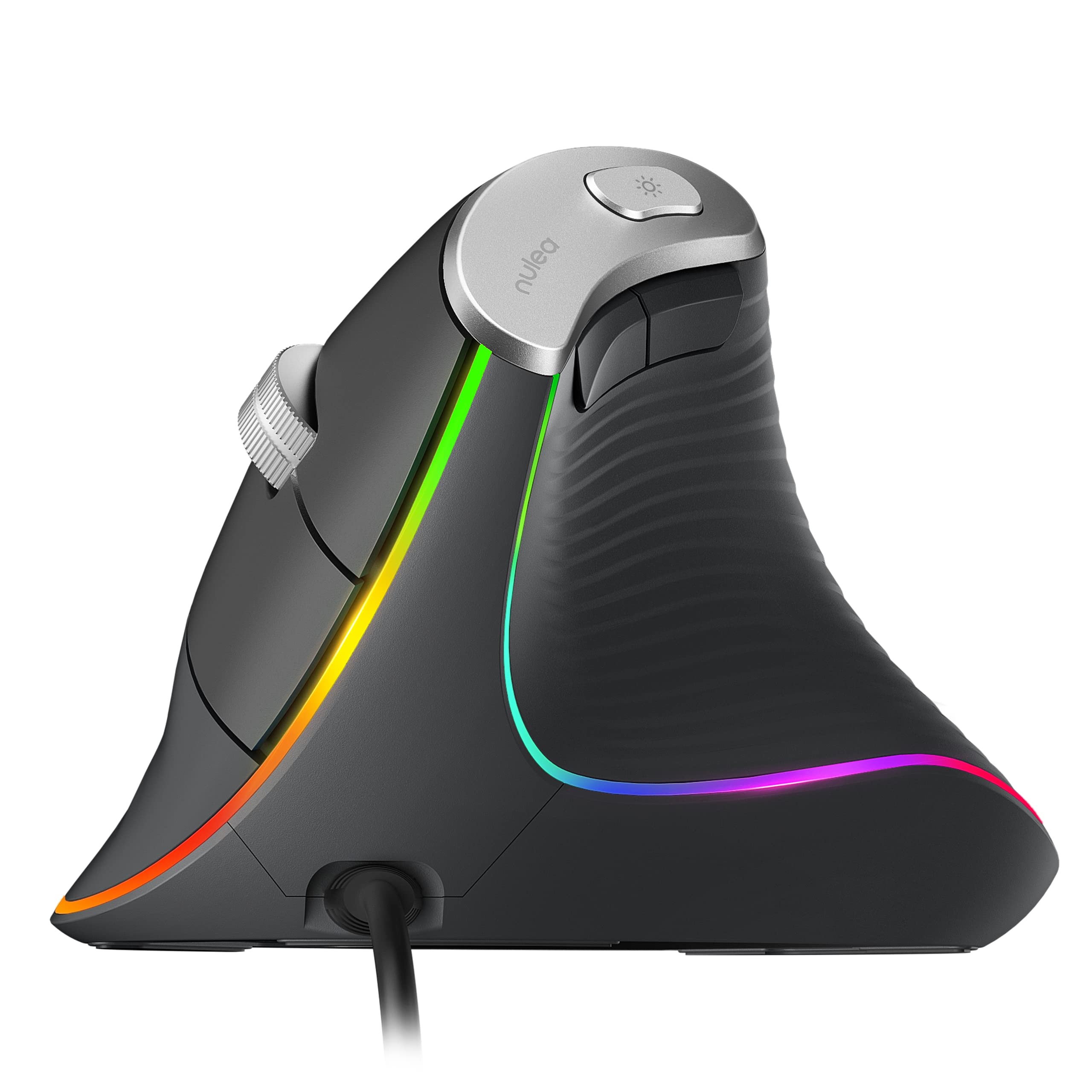 Nulea M504 Wired Vertical Mouse USB Ergonomic Optical Mouse with 4 Adjustable DPI 11 RGB Backlight Modes for Laptop PC Desktop Mac Gray сірий колір
Nulea M504 Wired Vertical Mouse USB Ergonomic Optical Mouse with 4 Adjustable DPI 11 RGB Backlight Modes for Laptop PC Desktop Mac Gray сірий колір