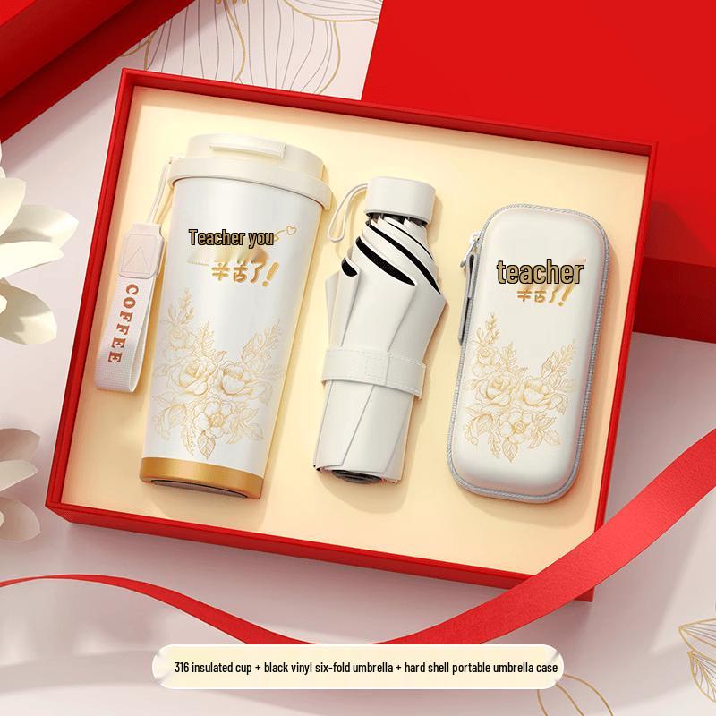 Teacher s Day 530ml Thermal Mug & Umbrella Gift Set
Teacher s Day 530ml Thermal Mug & Umbrella Gift Set