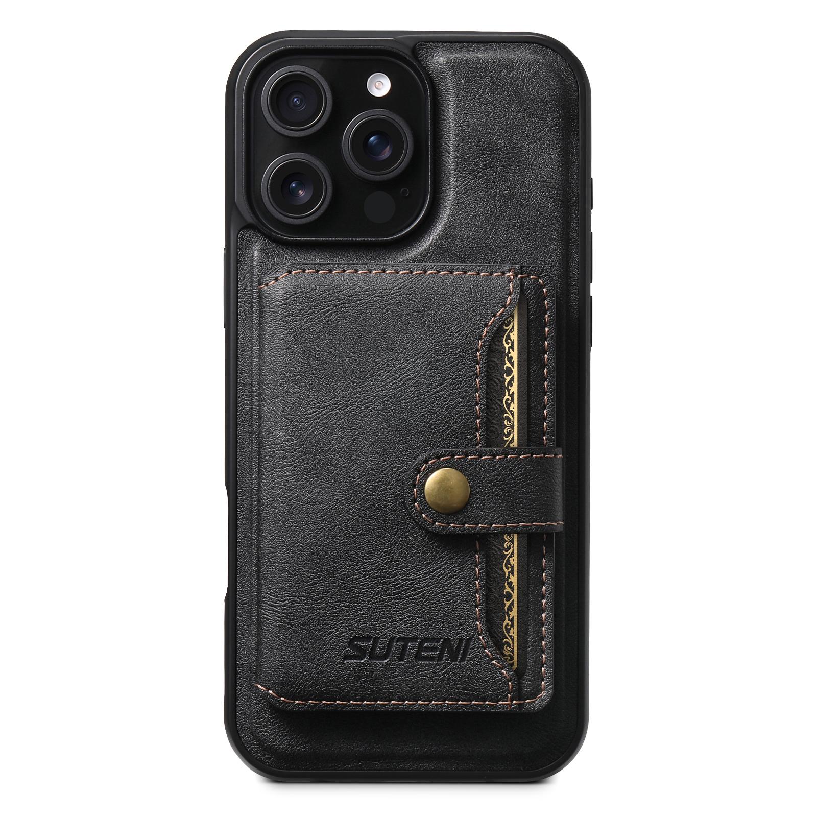 For iPhone 16 Pro Max Magnetic Case with Card Holder Cowhide Texture Leather Back Cover Brown
For iPhone 16 Pro Max Magnetic Case with Card Holder Cowhide Texture Leather Back Cover Brown