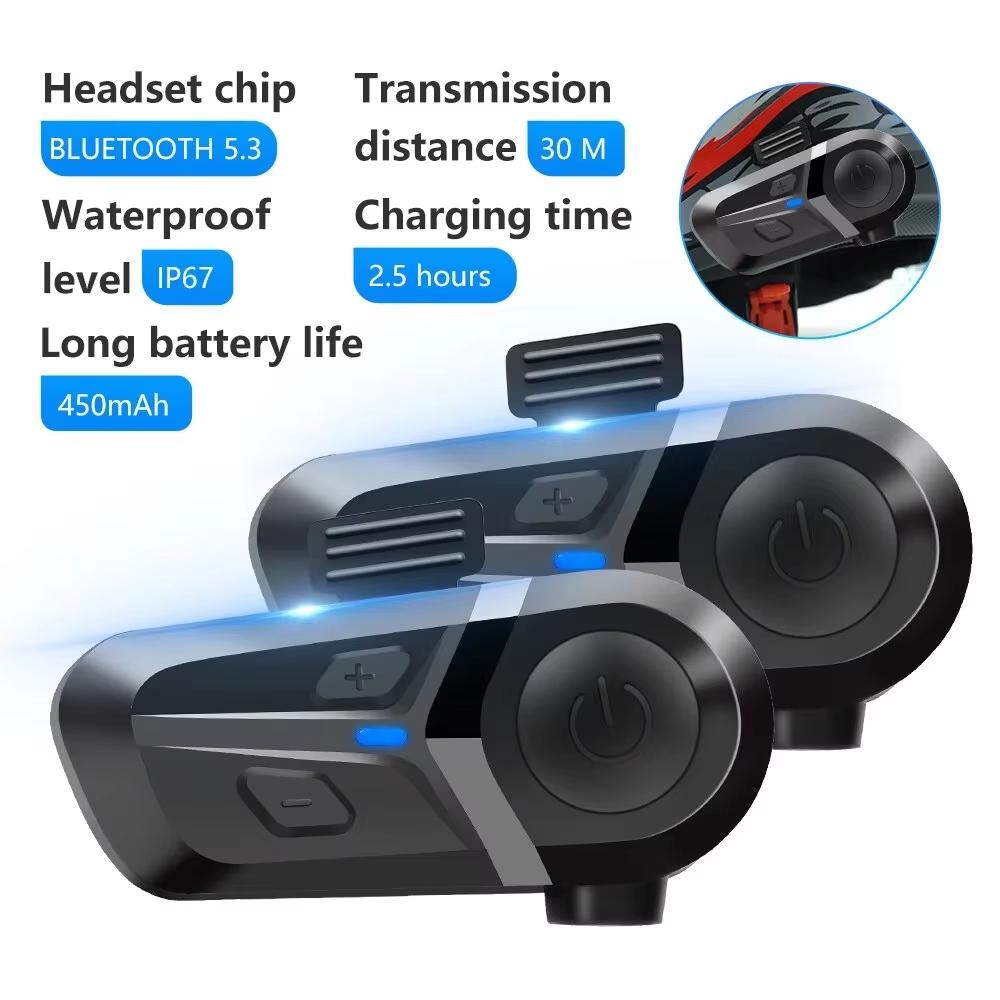 Waterproof Motorcycle Helmet Headset Wireless Hands-free Call Phone Earphone Music Player for Moto Helmet Bluetooth 5.3 Headset Hard Micro
Waterproof Motorcycle Helmet Headset Wireless Hands-free Call Phone Earphone Music Player for Moto Helmet Bluetooth 5.3 Headset Hard Micro