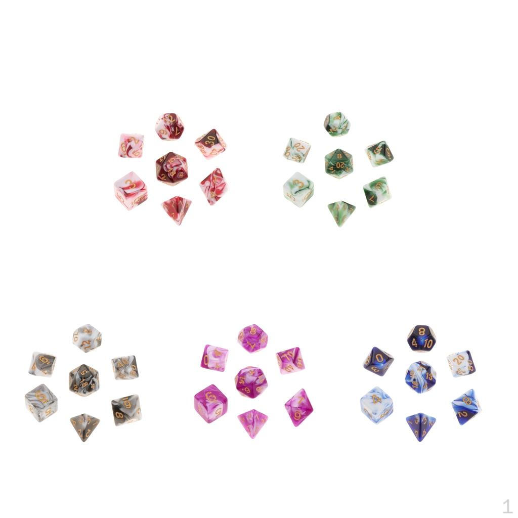 5 Наборов Многогранных Настольных Игр Двухцветные для Dnd Rpg
5 Наборов Многогранных Настольных Игр Двухцветные для Dnd Rpg