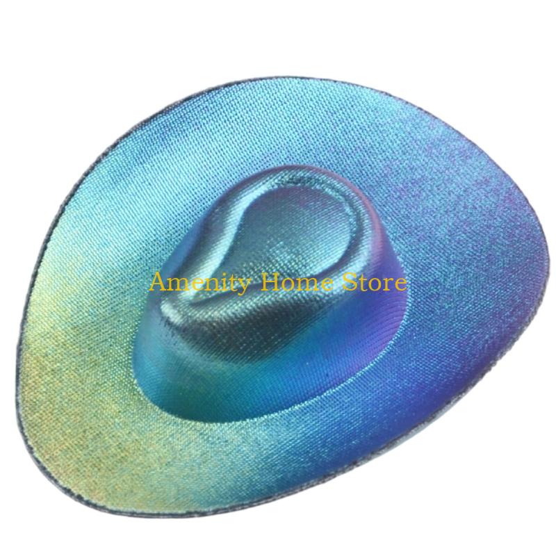 F26C Tiny Fabric Cowboy Hat Ornament Washable Miniature Western Hat For Handmade Costume Crafting Clothing Embellishments
F26C Tiny Fabric Cowboy Hat Ornament Washable Miniature Western Hat For Handmade Costume Crafting Clothing Embellishments