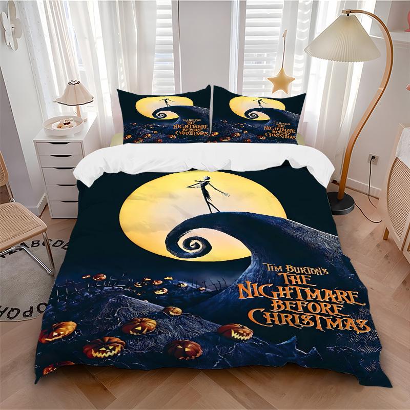 3pcs set Nightmare Before Christmas 1pc of quilt cover+2pcs of pillowcase, no core, print bedding, All Seasons Bedroom Setting072 135x200cm
3pcs set Nightmare Before Christmas 1pc of quilt cover+2pcs of pillowcase, no core, print bedding, All Seasons Bedroom Setting072 135x200cm