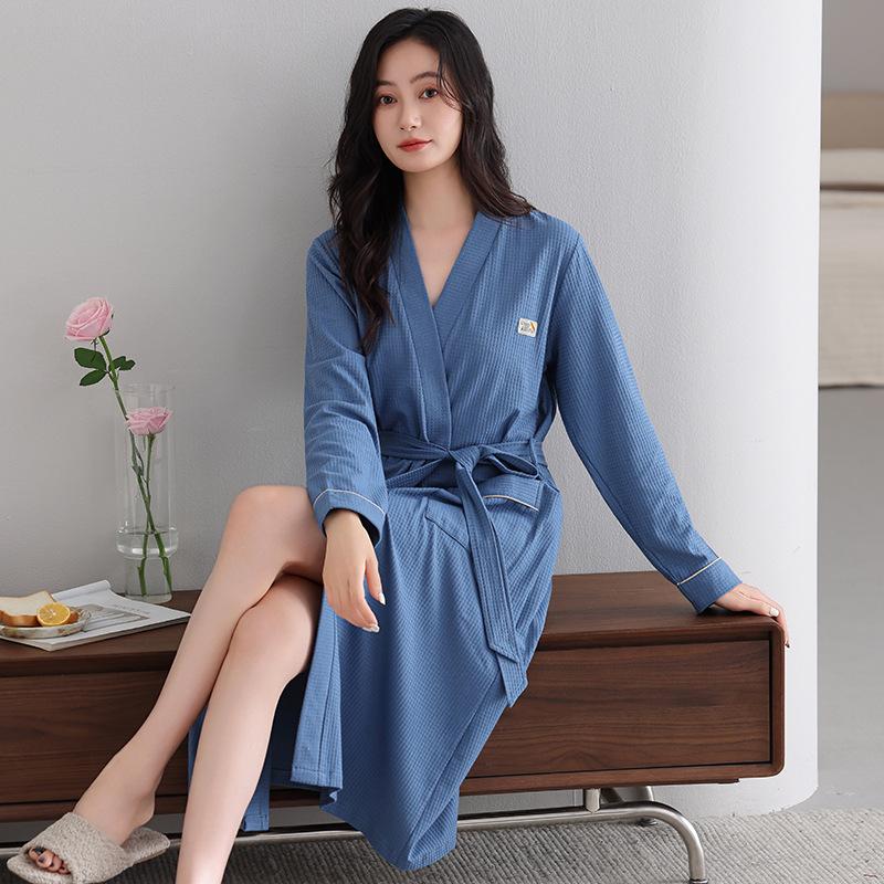 Парная ночная рубашка Женская пижама Весна и осень Хлопок С длинным рукавом Халаты Средней и длинной длины Мужские осенние халаты XL
Парная ночная рубашка Женская пижама Весна и осень Хлопок С длинным рукавом Халаты Средней и длинной длины Мужские осенние халаты XL