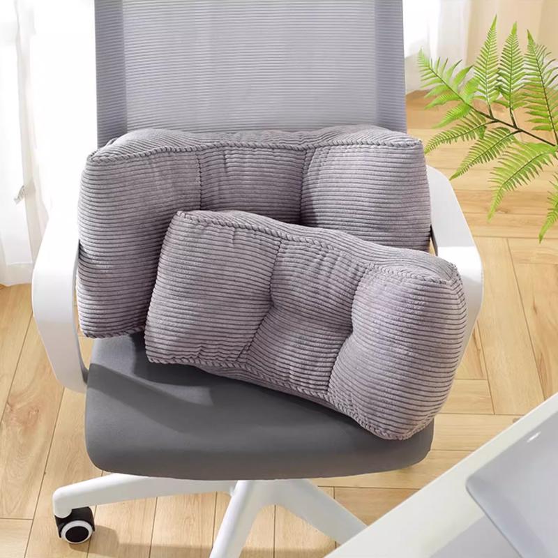 Japanese Style Corduroy PP Cotton Waist Pillow Car Backrest Nap Office Computer Chair Cushion Home Bedside Waist Cushion 38x20x14cm
Japanese Style Corduroy PP Cotton Waist Pillow Car Backrest Nap Office Computer Chair Cushion Home Bedside Waist Cushion 38x20x14cm