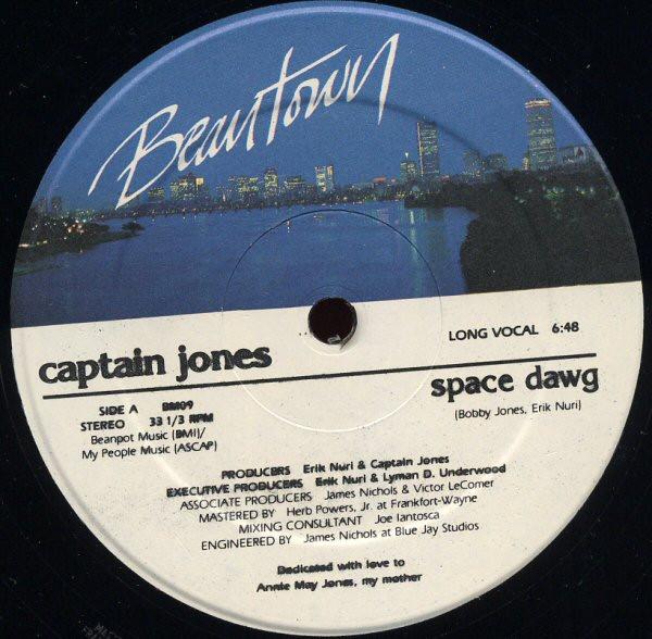 12inch Record CAPTAIN JONES - Space Dawg BM09 Beantown Music 1983 US Rap & Hip-Hop/R&B Used
12inch Record CAPTAIN JONES - Space Dawg BM09 Beantown Music 1983 US Rap & Hip-Hop/R&B Used