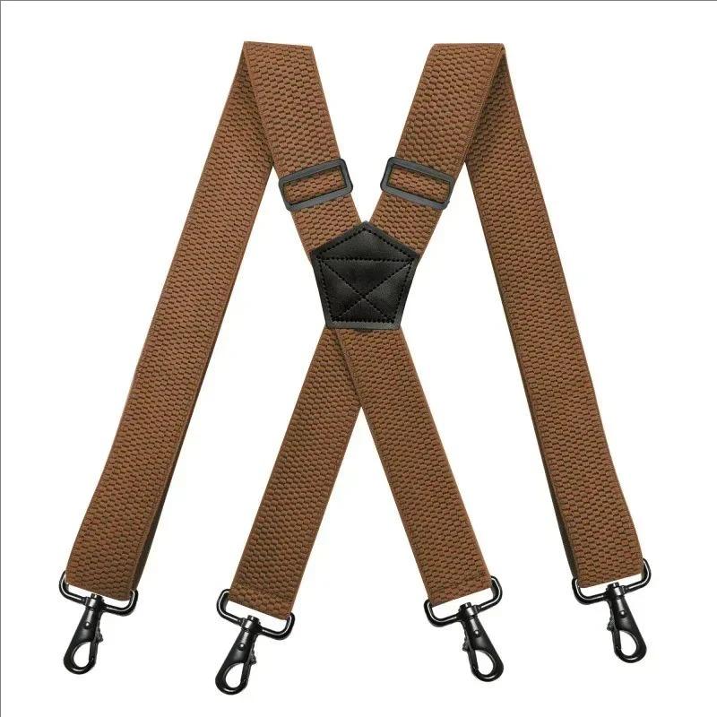 Deepeel 3.8cm Wide Men‘s Elastic Suspenders Black X-Shaped Adjustable Stretch Back Braces with 4 Clip Plastic Connect Clasps верблюд
Deepeel 3.8cm Wide Men‘s Elastic Suspenders Black X-Shaped Adjustable Stretch Back Braces with 4 Clip Plastic Connect Clasps верблюд