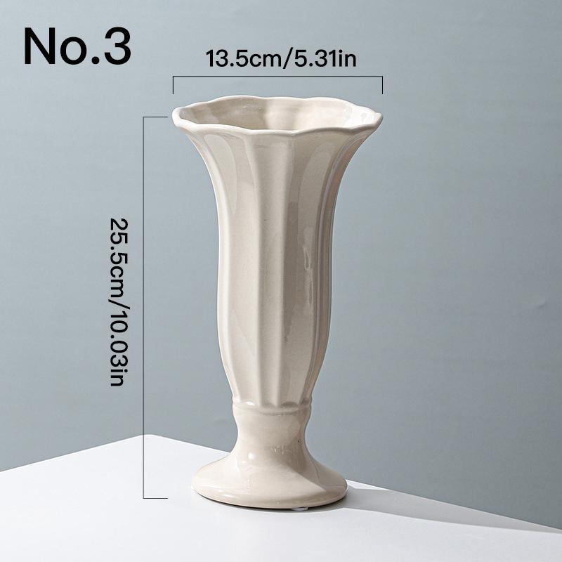 Керамическая ваза Гидропонная ваза Цветочная композиция Домашний декор Настольные украшения Украшение сада No.3