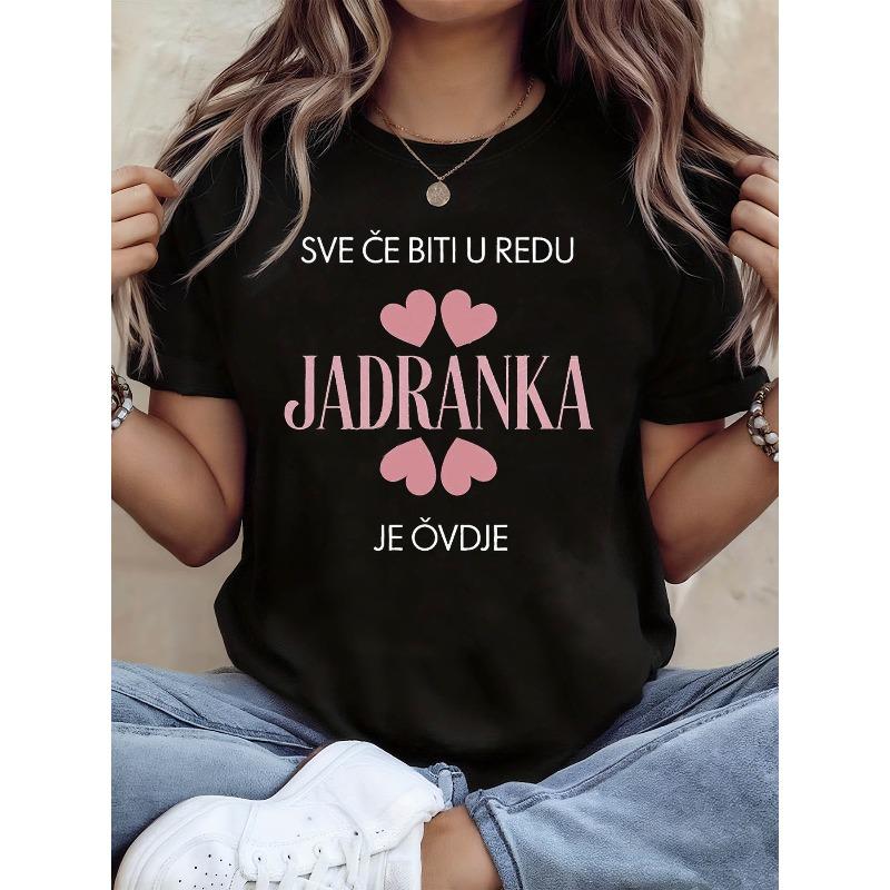 Women s Croatian Phrase T-Shirt ,Croatian Script Short Sleeve Top, Spring Summer Casual Wear, Croatian Language Apparel S чёрный
Women s Croatian Phrase T-Shirt ,Croatian Script Short Sleeve Top, Spring Summer Casual Wear, Croatian Language Apparel S чёрный