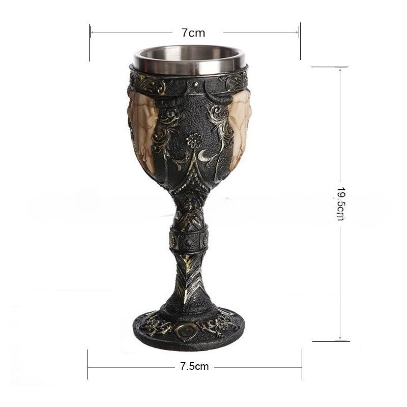 High-footed Cup Gift Resin Skull Cup, Creative 3D Stereoscopic Wolf Head Stainless Steel Decorative Cup 1pcs
High-footed Cup Gift Resin Skull Cup, Creative 3D Stereoscopic Wolf Head Stainless Steel Decorative Cup 1pcs