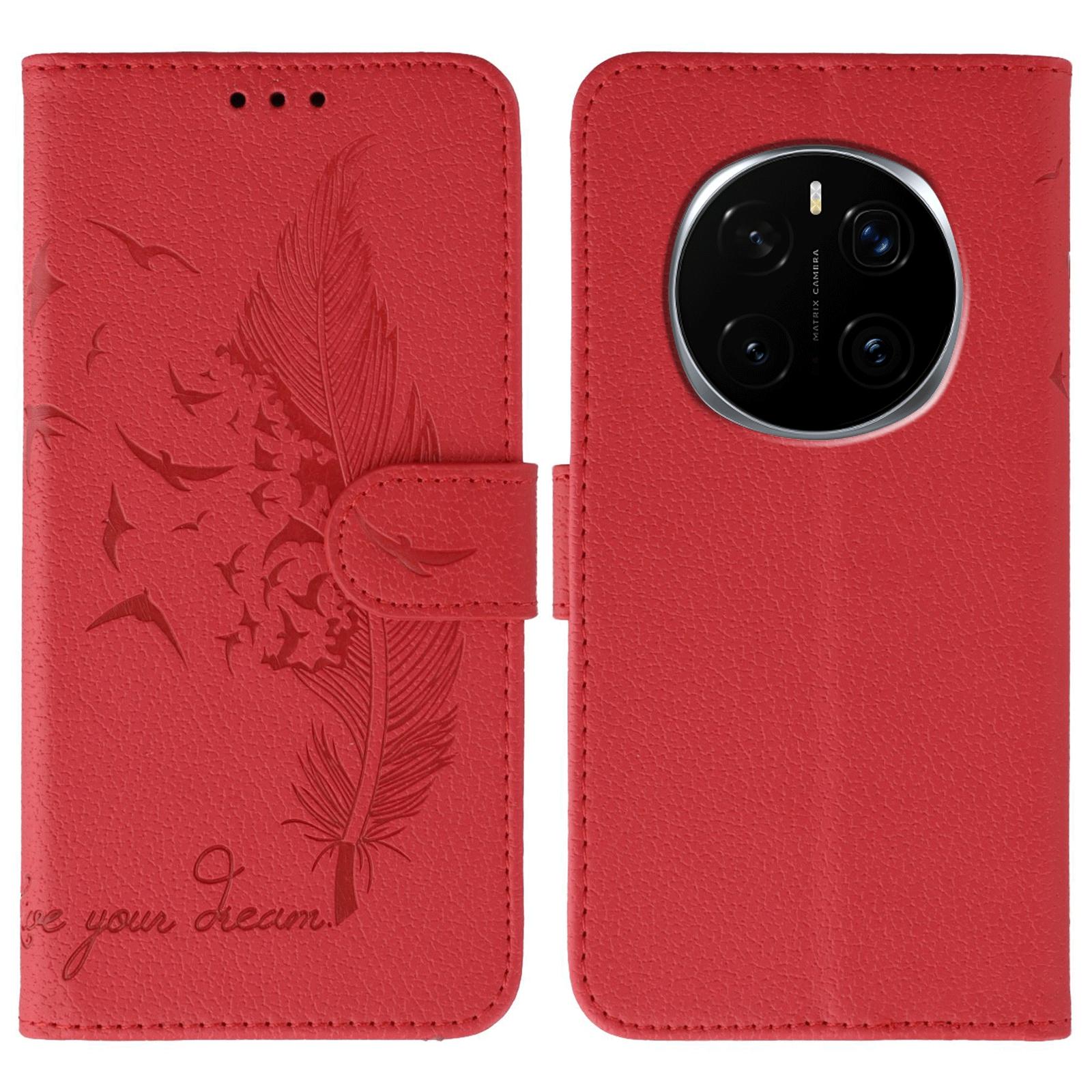 Чехол для Honor Magic7 Pro 5G Кожаный кошелек с тиснением «Перо» Чехол для телефона Red
Чехол для Honor Magic7 Pro 5G Кожаный кошелек с тиснением «Перо» Чехол для телефона Red