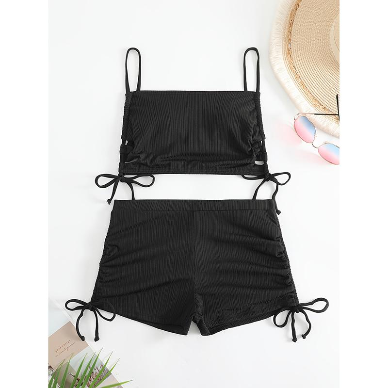 Sexy Bikini Women White Black Hollow Out Push Up Padded Two Piece Swimsuit Summer Bathing Suit Lace Up High Waist Swimwear XL чорний
Sexy Bikini Women White Black Hollow Out Push Up Padded Two Piece Swimsuit Summer Bathing Suit Lace Up High Waist Swimwear XL чорний