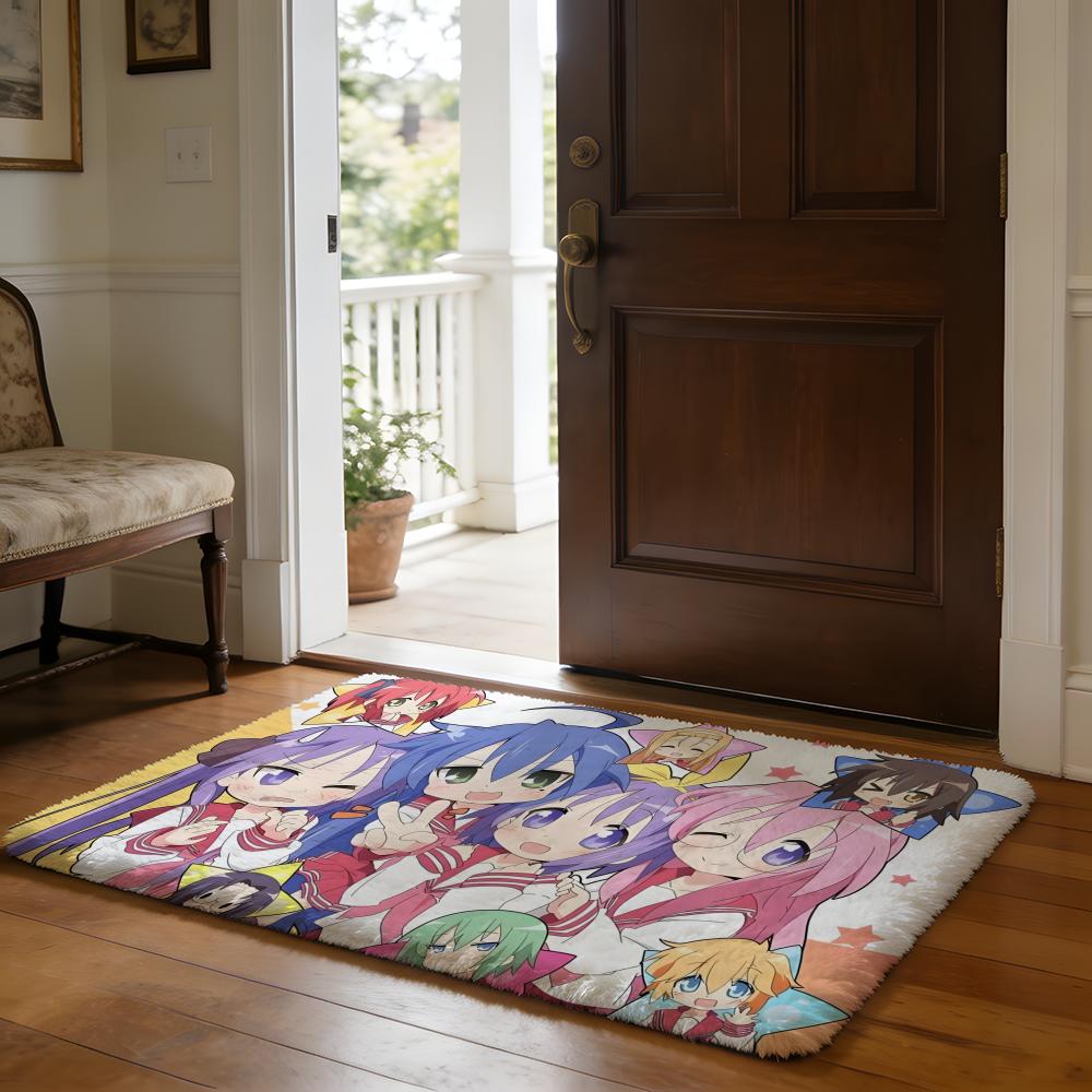 Floor Mat Soft Flannel Rug Non Slip Absorbent Mat for Bathroom Bedroom Home Decor Kawaii Anime Lucky Star Izumi Konata 50x80cm
Floor Mat Soft Flannel Rug Non Slip Absorbent Mat for Bathroom Bedroom Home Decor Kawaii Anime Lucky Star Izumi Konata 50x80cm