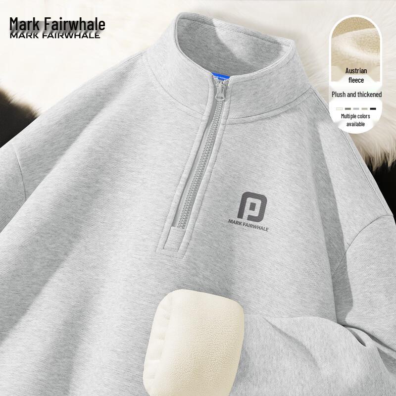 Mark Fairwhale Men s Winter 2025 Half-Zip Fleece Stand Collar Sweatshirt L
Mark Fairwhale Men s Winter 2025 Half-Zip Fleece Stand Collar Sweatshirt L