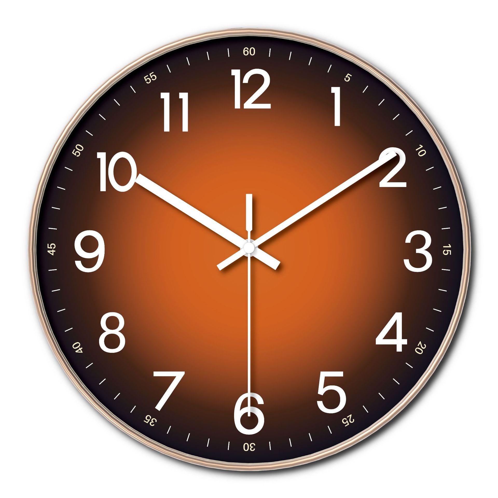 8-дюймовые модные большие цифровые настенные часы, бесшумные и точные настенные часы, подходящие для кабинета, спальни, гостиной 8 inch