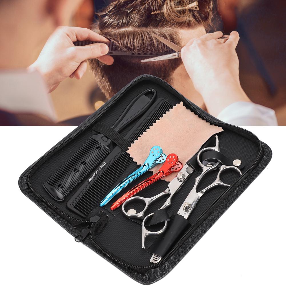 Professional Haircutting Scissors Set Barber Hairdressing Thinning Flat Shears Kit
Professional Haircutting Scissors Set Barber Hairdressing Thinning Flat Shears Kit