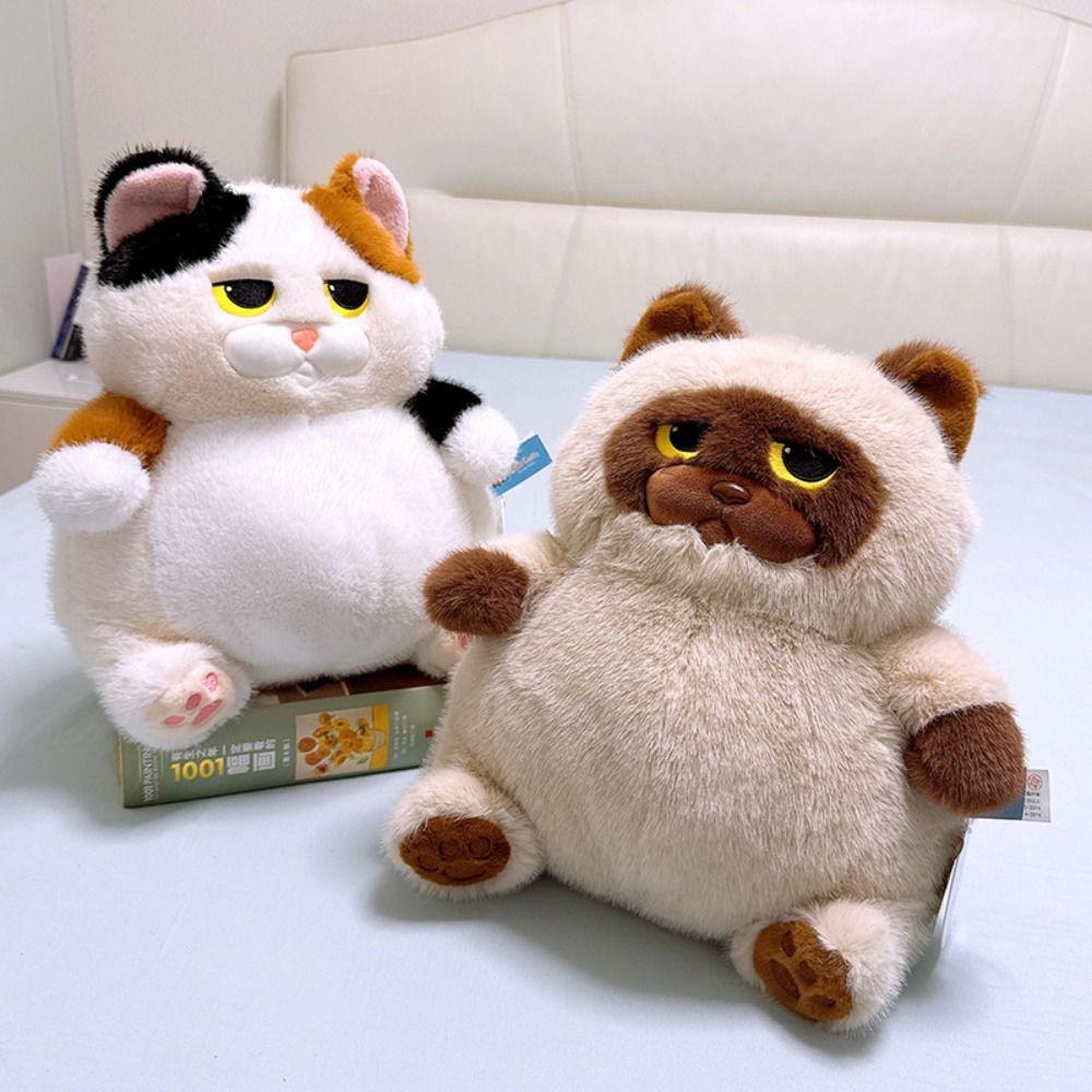 Lazy Fat Animal Plush Doll Big Belly Calico Cat Pillow Sitting Cat Plush Toy Children Blue Cat
Lazy Fat Animal Plush Doll Big Belly Calico Cat Pillow Sitting Cat Plush Toy Children Blue Cat