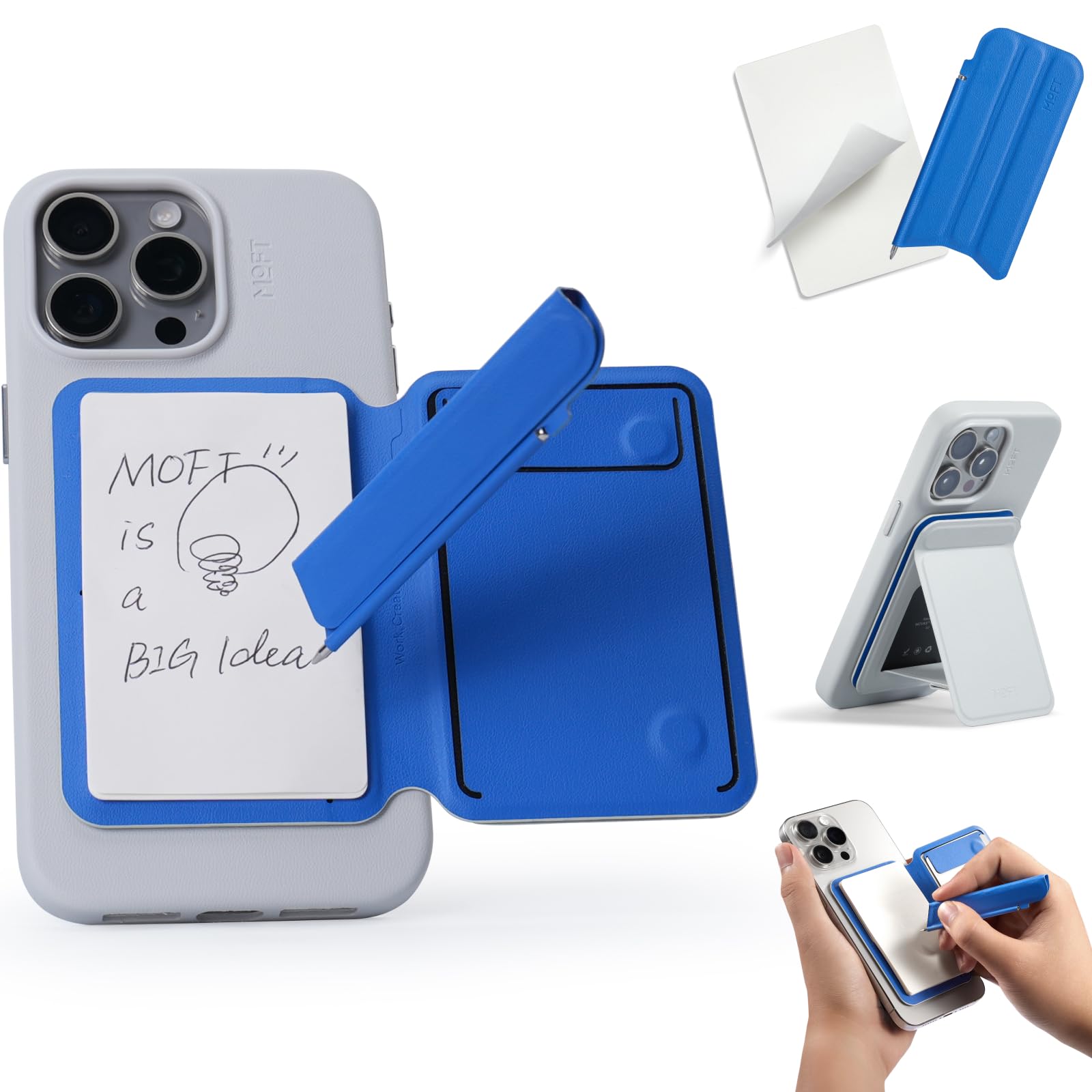 MOFT Direct Smartphone Stand Moft Inspiration Stand Note Folding Ballpoint Pen Compatible with MagSafe Compatible with iPhone series Compatible with
MOFT Direct Smartphone Stand Moft Inspiration Stand Note Folding Ballpoint Pen Compatible with MagSafe Compatible with iPhone series Compatible with