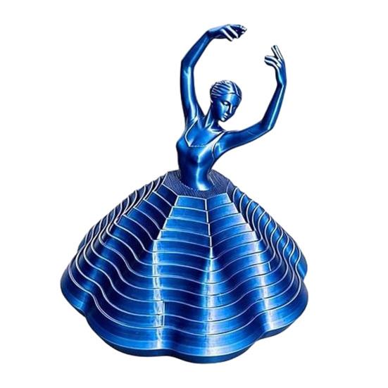 3D Printed Spinning Ballerina Fidget Toy Ballet Spinner Sensory Toy Expanded Whirling Spiral Desk Toy for Adults Teens Stress Relief синій
3D Printed Spinning Ballerina Fidget Toy Ballet Spinner Sensory Toy Expanded Whirling Spiral Desk Toy for Adults Teens Stress Relief синій